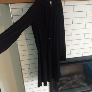 Michael Kors black long sleeve dress